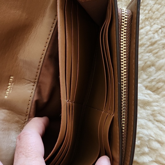 Coach Long Brown Leather Signature Continental Wallet 🤎 - Picture 11 of 16